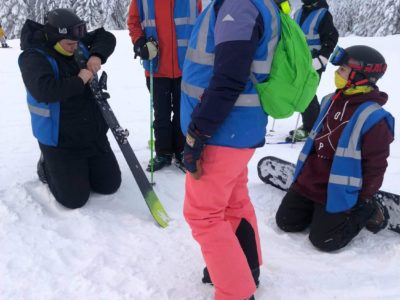 Skiddag i Åmåls skicenter på sportlovet